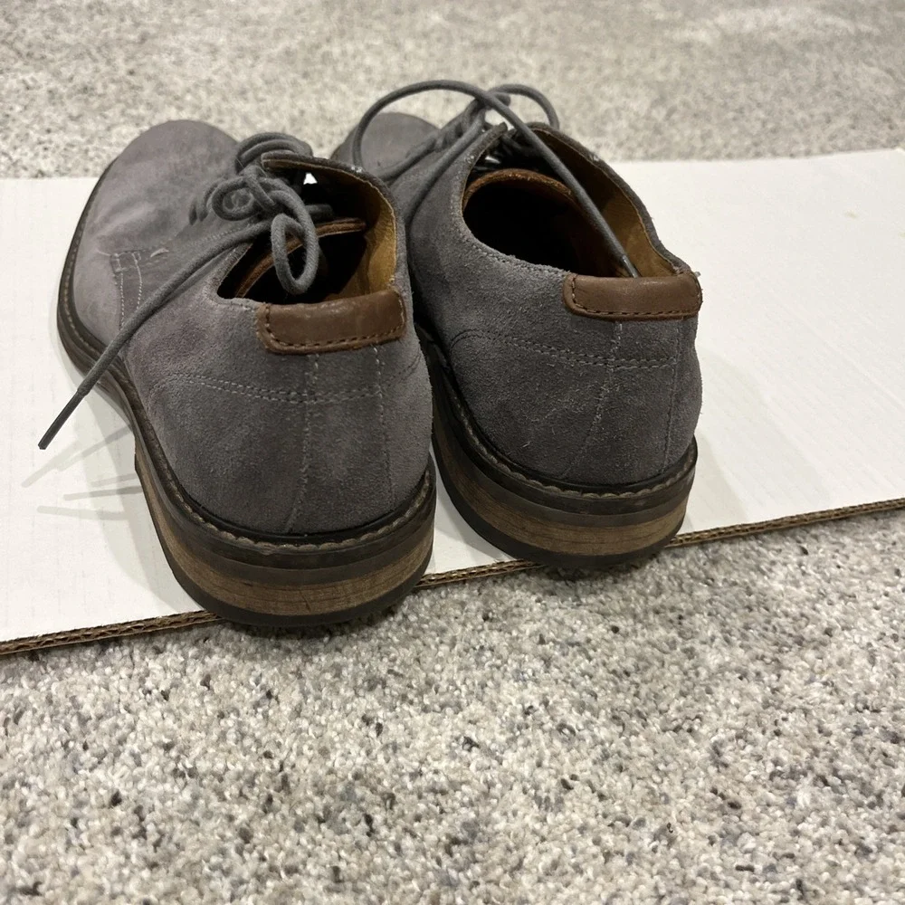 Vionic Men's Gray Suede Wingtip Oxford Comfort Dress Shoes Size 7 EUC‎